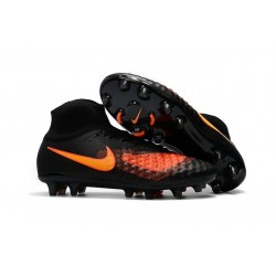 Nouvelles Crampons foot Nike Magista Obra II FG Noir Orange