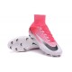 Chaussure de Cristiano Ronaldo Nike Mercurial Superfly 5 Tech Craft FG Rose Blanc Noir 