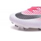 Chaussure de Cristiano Ronaldo Nike Mercurial Superfly 5 Tech Craft FG Rose Blanc Noir 