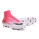 Chaussure de Cristiano Ronaldo Nike Mercurial Superfly 5 Tech Craft FG Rose Blanc Noir 