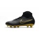 Crampons De Foot Nike Magista Obra II FG Or Noir