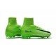 Nouveau Chaussures de Foot Nike Mercurial Superfly V FG Vert Électrique Noir Vert Fantôme