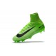 Nouveau Chaussures de Foot Nike Mercurial Superfly V FG Vert Électrique Noir Vert Fantôme