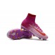 Chaussure de Cristiano Ronaldo Nike Mercurial Superfly 5 Tech Craft FG Rose Blanc Rouge