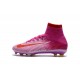 Chaussure de Cristiano Ronaldo Nike Mercurial Superfly 5 Tech Craft FG Rose Blanc Rouge