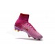 Chaussure de Cristiano Ronaldo Nike Mercurial Superfly 5 Tech Craft FG Rose Blanc Rouge