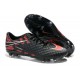 Coupe du monde 2014 Crampons Nike Hypervenom Phantom FG Noir Rouge Pack de Réflexion