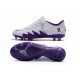 Nike HyperVenom Phinish II Chaussures De Football Violet Blanc