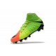 Crampon de Foot 2017 Nike HyperVenom Phantom 3 FG Pas Cher Vert Noir Orange