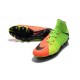 Crampon de Foot 2017 Nike HyperVenom Phantom 3 FG Pas Cher Vert Noir Orange