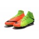 Crampon de Foot 2017 Nike HyperVenom Phantom 3 FG Pas Cher Vert Noir Orange