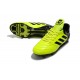 Chaussures de Foot Pas Cher Adidas Copa 17+ FG Jaune Noir