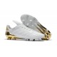 Chaussures de Foot Pas Cher Adidas Copa 17+ FG Or Blanc