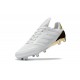 Chaussures de Foot Pas Cher Adidas Copa 17+ FG Or Blanc