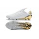 Chaussures de Foot Pas Cher Adidas Copa 17+ FG Or Blanc