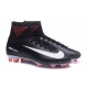 Nouveau Chaussures de Foot Nike Mercurial Superfly V FG Noir Blanc Rouge