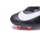 Nouveau Chaussures de Foot Nike Mercurial Superfly V FG Noir Blanc Rouge