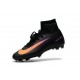 Chaussures de Foot Crampons Nike 2017 Mercurial Superfly 5 FG Noir Orange Violet