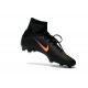 Chaussures de Foot Crampons Nike 2017 Mercurial Superfly 5 FG Noir Orange Violet