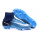 Chaussure de Foot Mercurial Superfly V ACC FG Crampons Foot Nike Bleu Blanc