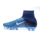 Chaussure de Foot Mercurial Superfly V ACC FG Crampons Foot Nike Bleu Blanc