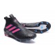 Nouveau Adidas ACE 17+ Purecontrol FG Chaussure de Foot Noir Rose Bleu