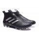 Nouveau Adidas ACE 17+ Purecontrol FG Chaussure de Foot Noir Blanc Nuit métallique