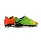 Chaussure de Foot Nike Hypervenom 3 FG Pas Cher Vert Noir Orange