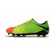 Chaussure de Foot Nike Hypervenom 3 FG Pas Cher Vert Noir Orange