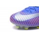 Nike Mercurial Vapor XI FG Argent Bleu Rose Crampon de Foot Pas Cher
