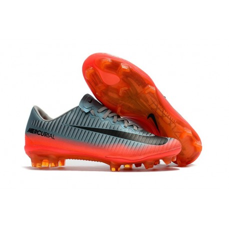 Nike Mercurial Vapor XI CR7 ACC FG Chaussure de Foot Mercurial Gris Cool Hématite Loup