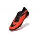 Pas Cher Crampons Nike Hypervenom Phantom FG Rouge Noir