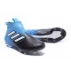 Chaussure Adidas Ace 17 Purecontrol FG Crampons Foot Pas Cher Noir Bleu