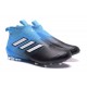 Chaussure Adidas Ace 17 Purecontrol FG Crampons Foot Pas Cher Noir Bleu