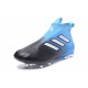 Chaussure Adidas Ace 17 Purecontrol FG Crampons Foot Pas Cher Noir Bleu