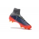 Nouvelle mercurial 2017 - Chaussure de Foot CR7 Mercurial Superfly V FG Pas Cher Gris Cool Hematite Loup