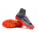 Nouvelle mercurial 2017 - Chaussure de Foot CR7 Mercurial Superfly V FG Pas Cher Gris Cool Hematite Loup