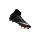 Nouvelle Chaussures de Foot Nike HyperVenom Phantom 3 FG Pas Cher Noir Argent Anthracite