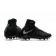 Nouvelle Chaussures de Foot Nike HyperVenom Phantom 3 FG Pas Cher Noir Argent Anthracite