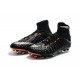 Nouvelle Chaussures de Foot Nike HyperVenom Phantom 3 FG Pas Cher Noir Argent Anthracite