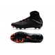 Nouvelle Chaussures de Foot Nike HyperVenom Phantom 3 FG Pas Cher Noir Argent Anthracite