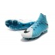 Nike HyperVenom Phantom III FG Chaussures Football Soldes Blanc Noir Bleu Photo