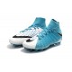 Nike HyperVenom Phantom III FG Chaussures Football Soldes Blanc Noir Bleu Photo