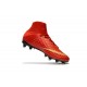 Crampon de Foot Soldes - Nike HyperVenom Phantom III FG Or Rouge