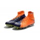 Crampon de Foot Soldes - Nike HyperVenom Phantom III FG Orange Bleu