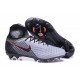 Chaussure Magista Pas Cher - Nike Magista Obra II FG Gris Noir