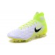 Chaussure de Foot Nike Magista Obra II FG Pas Cher Blanc Noir Volt