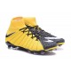 Chaussure de Foot Nike Hypervenom 3 Pas Cher Pour Homme Jaune Noir