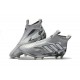 Chaussure Adidas Ace 17 Purecontrol FG Crampons Foot Pas Cher Gris clair Blanc Noir