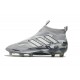 Chaussure Adidas Ace 17 Purecontrol FG Crampons Foot Pas Cher Gris clair Blanc Noir